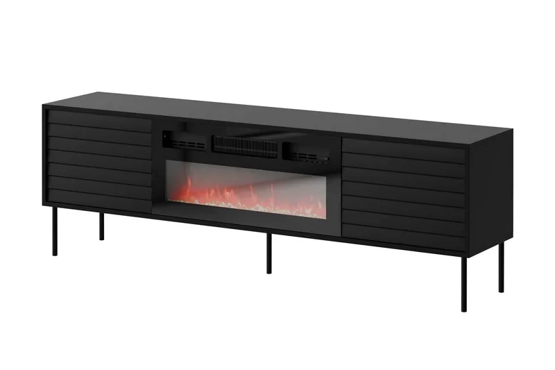 Belonger Tv-bänk 180 cm - Svart (Art.nr 3063238) — Svart