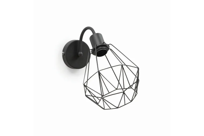 Bendinni Vägglampa med Arm - Svart — Svart
