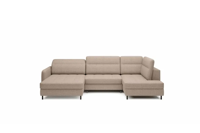 Berrto Soffa med Divan och Schäslong 5-sits - Beige (Art.nr 3019677) — Beige