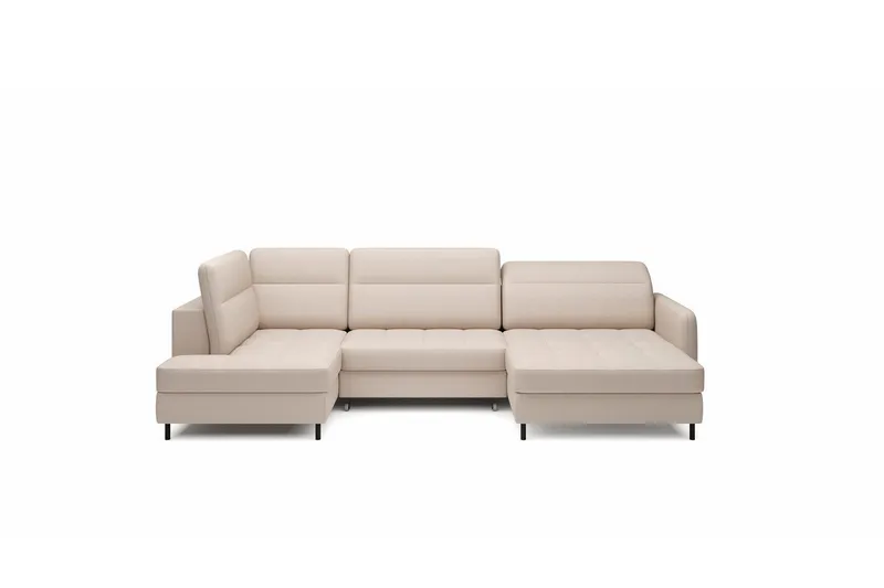 Berrto Soffa med Divan och Schäslong 5-sits - Beige (Art.nr 3019700) — Beige