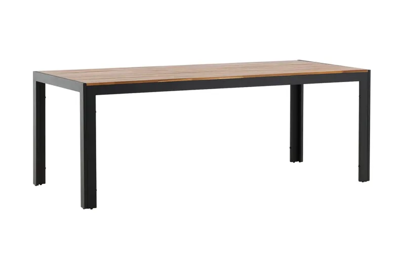 Bois Matbord Utomhus 200 cm Svart/Brun - Venture Home — Venture Home