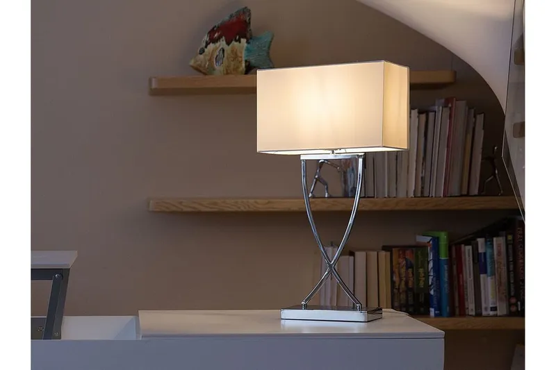Bordslampa Yasuni 20 cm - Vit — Vit