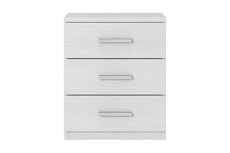 Bovera Sängbord 41x46 cm - Askgrå|Vit — Askgrå|Vit