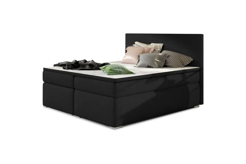 Boxspring Eltap Divalo - Sawana 14, Svart, 180x200 cm — Sawana 14, Svart, 180x200 cm