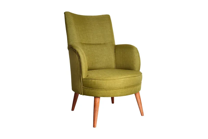 Brandn Fåtölj med Armstöd - Grön (Art.nr 735915) — Grön
