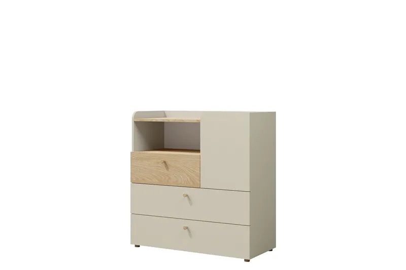 Buhan Byrå 90 cm - Beige/Brun (Art.nr 3079020) — Beige/Brun