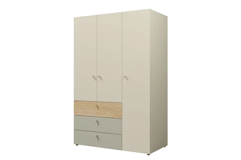 Buhan Garderob 120x185 cm - Beige/Brun (Art.nr 3079025) — Beige/Brun