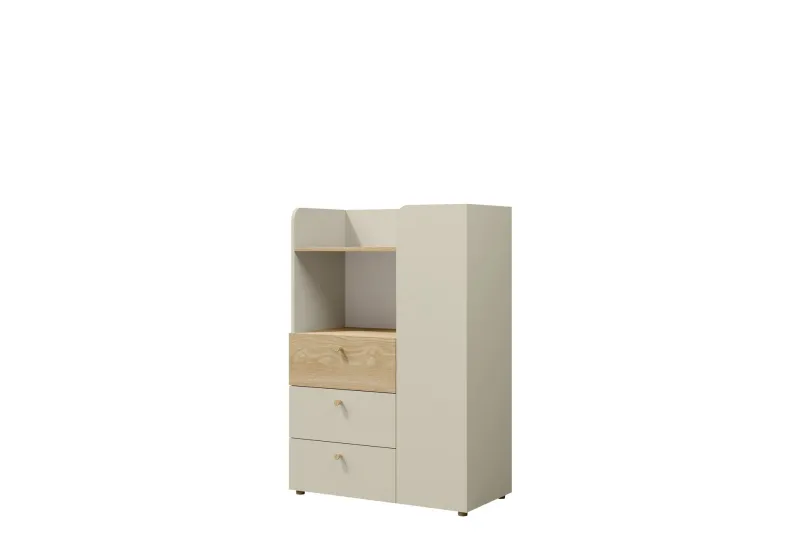 Buhan Highboard - Beige/Brun (Art.nr 3078995) — Beige/Brun