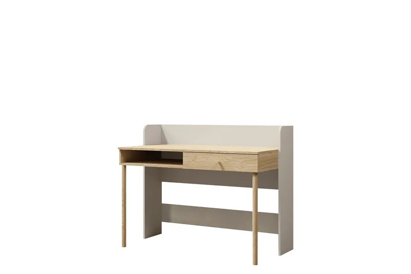 Buhan Skrivbord 60x124 cm - Beige/Brun — Beige/Brun