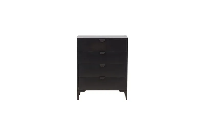 Byrå Piring - Svart, 40x78x98 — Svart, 40x78x98