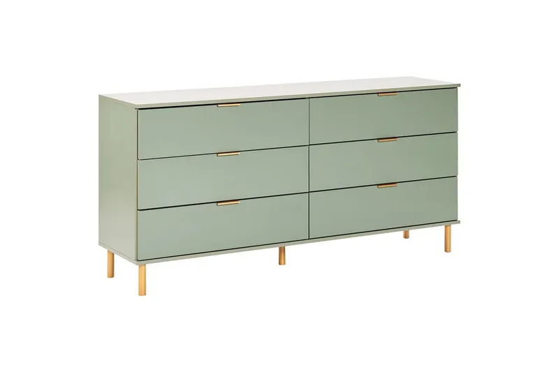 Byrå Walpole Grön, guld - Grön, guld — Grön, guld