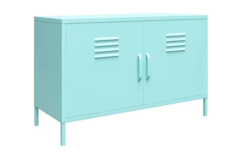 Cache Skänk 100x40 cm 2 Dörrar Mint - Novogratz — Novogratz