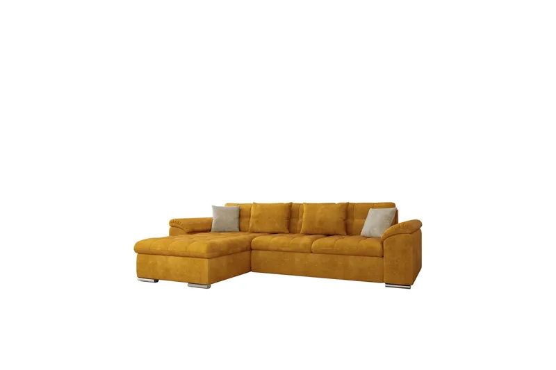 Camior Soffa med Divan 3-sits - Gul/Beige (Art.nr 3068363) — Gul/Beige