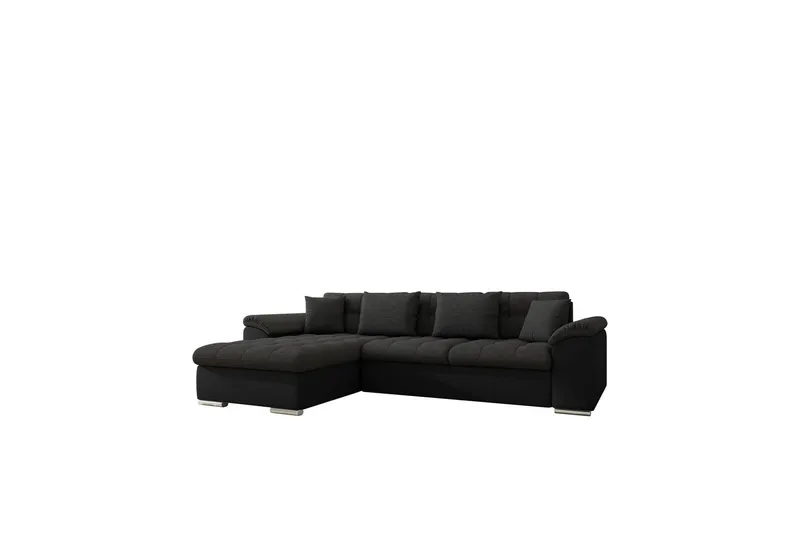 Camior Soffa med Divan 3-sits - Svart (Art.nr 3068492) — Svart