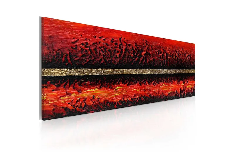 Canvastavla Vulkan utbrott 100x40 cm - Artgeist sp. z o. o. — Artgeist sp. z o. o.