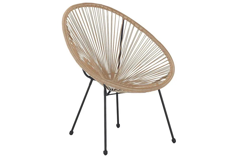 Cayaco Utefåtölj - Natural/Beige/Svart — Natural/Beige/Svart