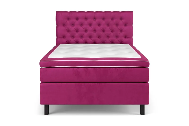 Celine Kontinentalsäng 120x200cm - Rosa/Sammet (Art.nr 742749) — Drömvik