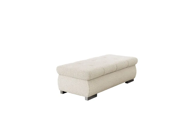 Cerys Fotpall 60 cm - Beige (Art.nr 3116427) — Beige