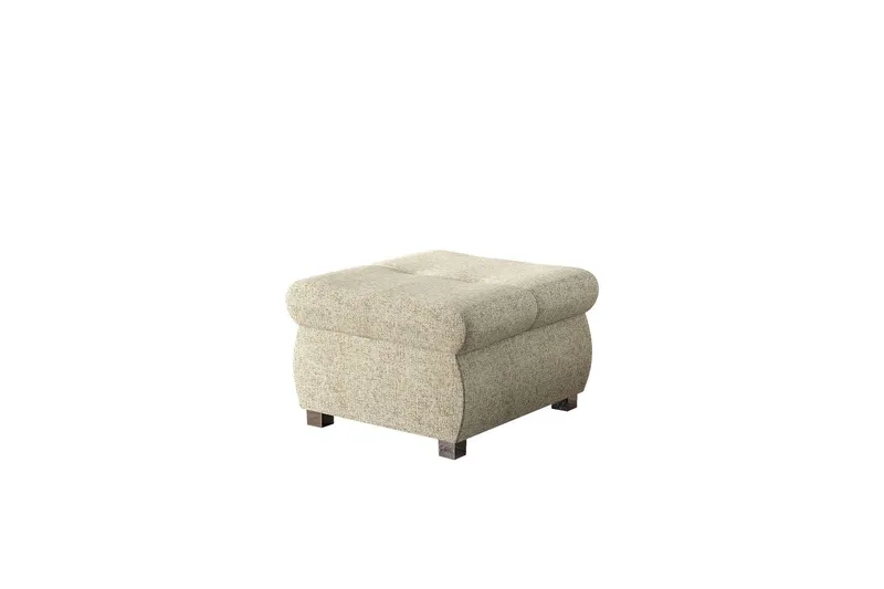 Cerys Fotpall 60 cm - Beige (Art.nr 3116433) — Beige