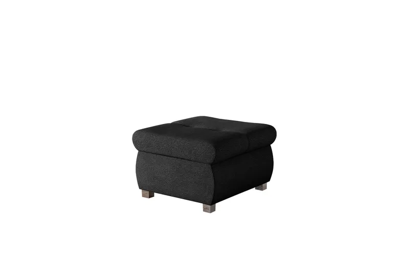 Cerys Fotpall 60 cm - Svart (Art.nr 3069072) — Svart