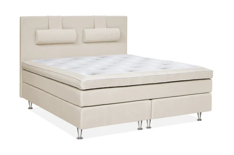 Charleston Kontinentalsäng 210x210 Fast Valbar Malaga - Malaga Beige (Art.nr 202958) — Malaga Beige