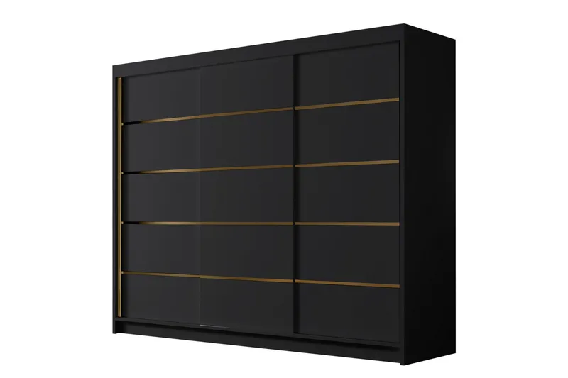 Cinerea Garderob 250x215 cm - Svart — Svart