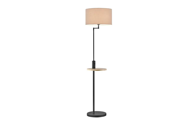 Claas Golvlampa E27 mattsvart - Matt svart — Trio Lighting
