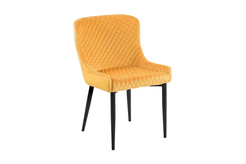 Colino Stol 2-Pack Sammet - Gul — Gul