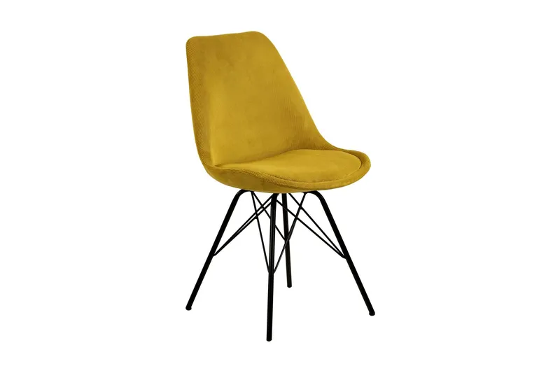Collina Matstol - Gul/Svart — Gul/Svart