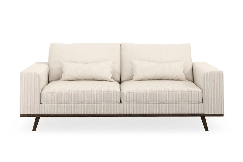 Copenhagen 2-sits Manchestersoffa - Beige (Art.nr 1729734) — Scandinavian Choice