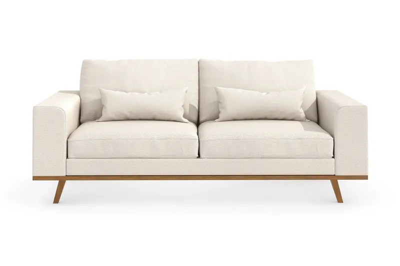 Copenhagen 2-sits Tygsoffa - Beige (Art.nr 990030) — Scandinavian Choice