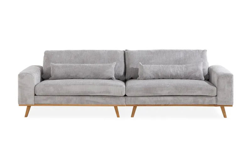 Copenhagen 4-sits Manchestersoffa - Ljusgrå (Art.nr 594926) — Scandinavian Choice