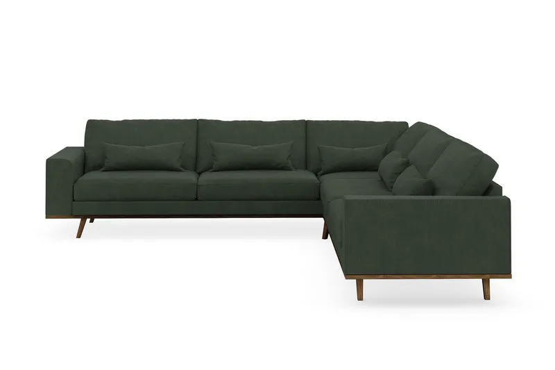 Copenhagen 6-sits L-formad Hörnsoffa i Manchester - Mörkgrön (Art.nr 1729747) — Scandinavian Choice