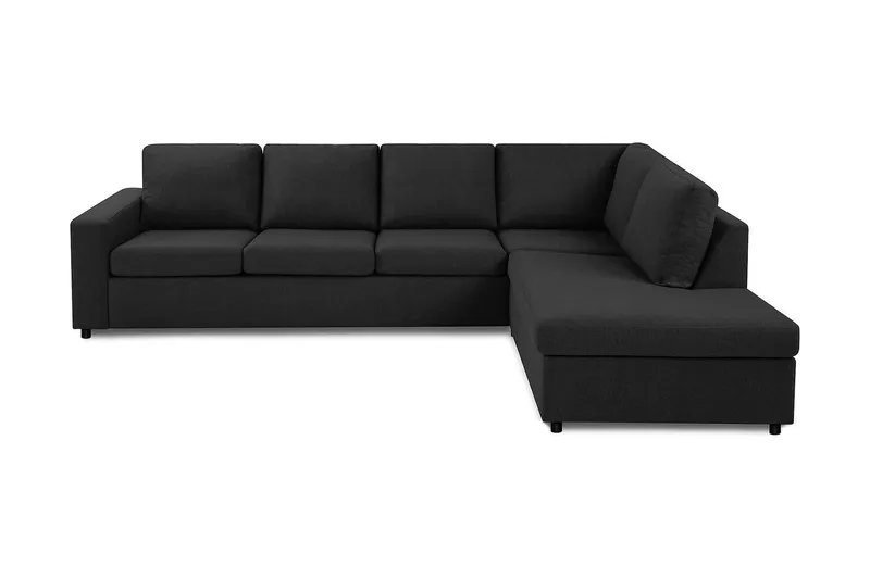 Crazy 4-sits Högervänd L-formad Schäslongsoffa i Tyg - Antracit (Art.nr 1791123) — Antracit