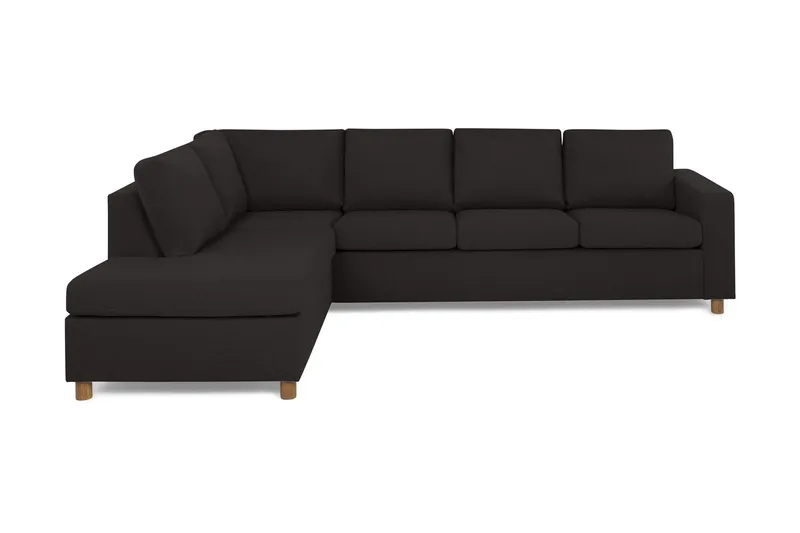 Crazy 4-sits Vänstervänd L-formad Schäslongsoffa i Tyg - Antracit (Art.nr 139202) — Antracit
