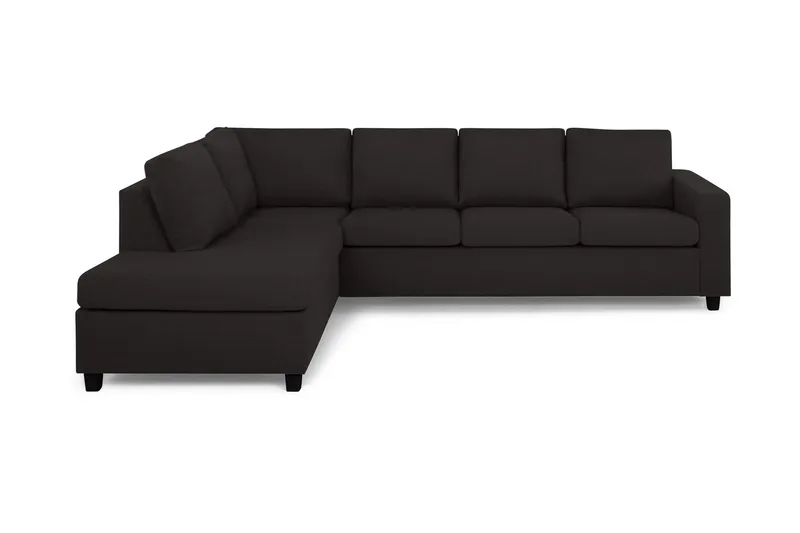 Crazy 4-sits Vänstervänd L-formad Schäslongsoffa i Tyg - Antracit (Art.nr 155473) — Antracit