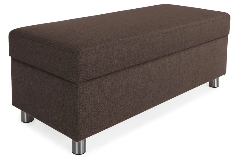 Crazy Fotpall med Förvaring 120x50 - Brun (Art.nr 139325) — Brun