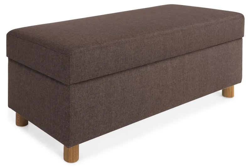 Crazy Fotpall med Förvaring 120x50 - Brun (Art.nr 139103) — Brun