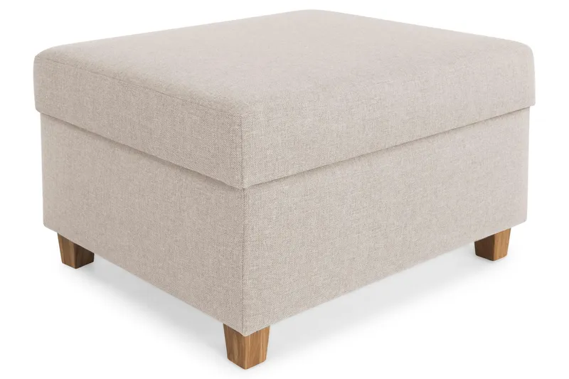Crazy Fotpall med Förvaring 80x65 - Beige (Art.nr 155509) — Beige