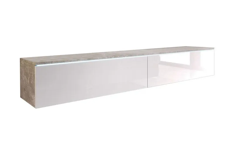 Cuguen TV-bänk 180 cm - Vit/Grå — Concept 55