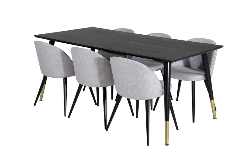 Daicy Matbord 180 cm med 6 st Sedavi Matstol — Venture Home