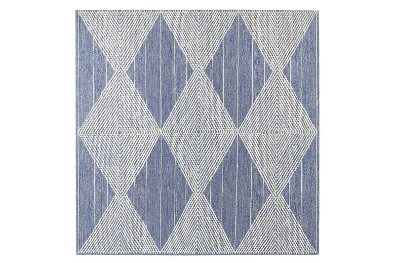 Datca Ullmatta 200x200 cm - Blå — Blå
