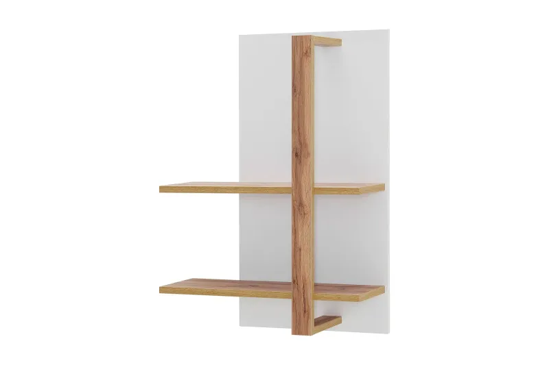 Degaust Vägghylla 65 cm - Vit/Ek — Vit/Ek