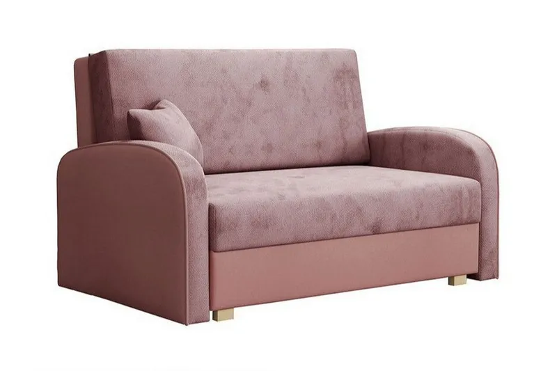 Denegal 2-sits Bäddsoffa Light pink