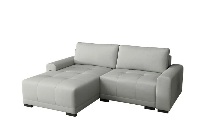 Denegal 2-sits Hörnbäddsoffa Light grey/Dark grey