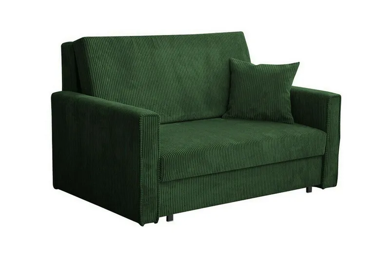 Denegal 2-sits liten bäddsoffa i Tyg - Grön (Art.nr 3027520) — Grön