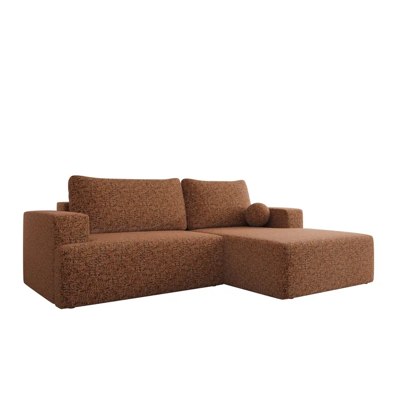 Deylor 3-sits Bäddsoffa med divan - brun (Art.nr 3433694) — brun