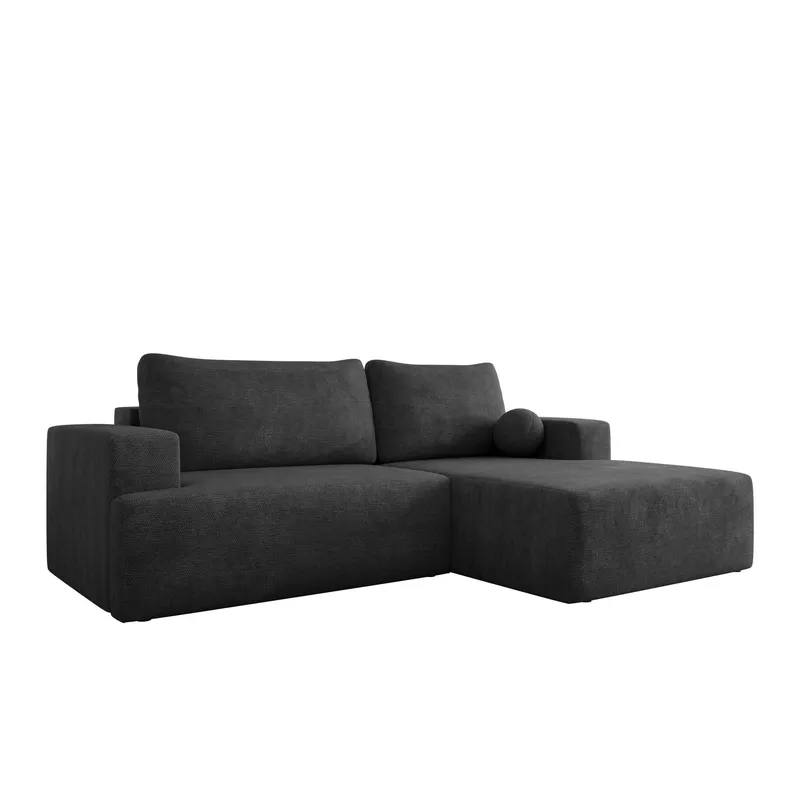 Deylor 3-sits Bäddsoffa med divan - svart (Art.nr 3433698) — svart