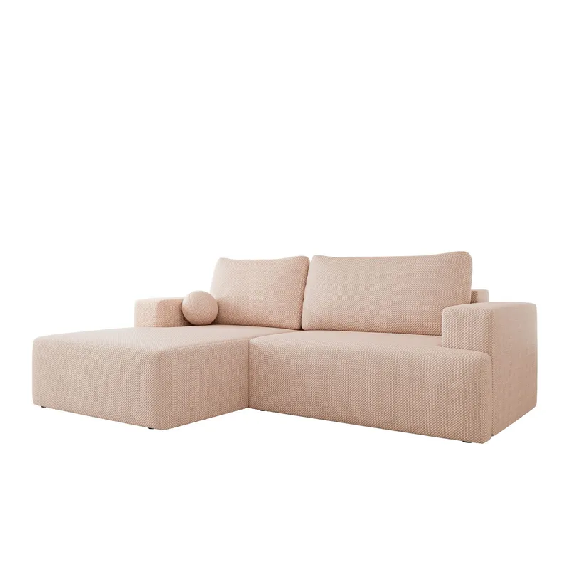 Deylor Bäddsoffa med Divan 3-sits - Rosa (Art.nr 3111268) — Rosa