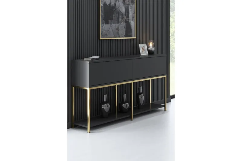Dorlord Konsollbord 150 cm - Grå/Guld — Grå/Guld